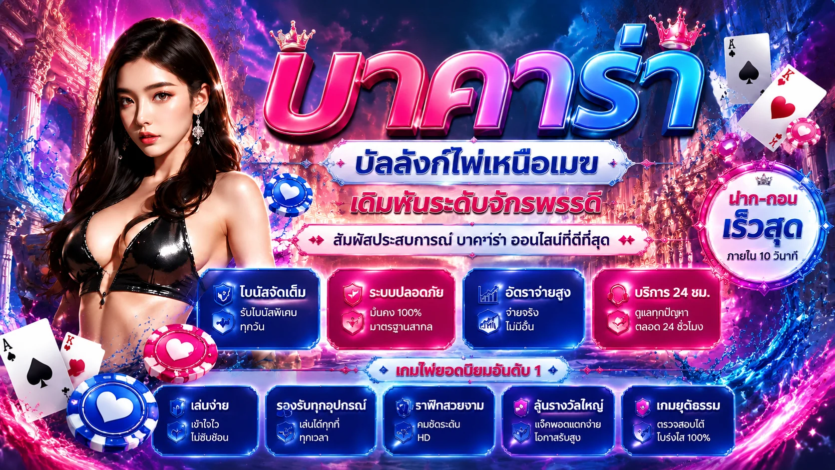 บาคาร่าออนไลน์ OHO789 คาสิโนสด SA Sexy Pretty Evolution