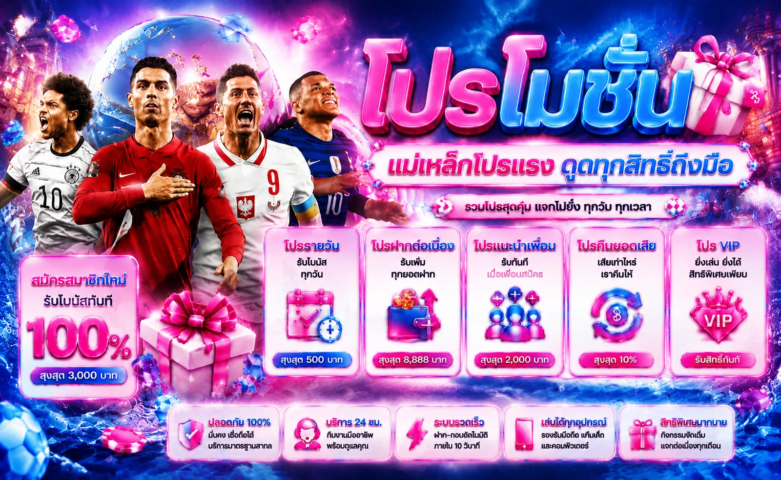 โปรโมชั่น OHO789 โบนัสต้อนรับสมาชิกใหม่ 5000 บาท